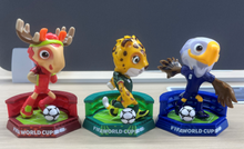 Load image into Gallery viewer, FIFA World Cup 2026™ Official Mascot Figurine Set of 3 with Display Base Stands - 9CM - TYPE A