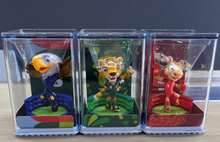 Load image into Gallery viewer, FIFA World Cup 2026™ Official Mascot Figurine Set of 3 with Display Base Stands - 6 CM - TYPE B