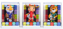 Load image into Gallery viewer, FIFA World Cup 2026™ Official Mascot Figurine Set of 3 with Display Base Stands - 9CM - TYPE B