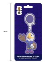 FIFA World Cup 2026™ Official Mascot Keychain Clutch the Bald Eagle (United States)