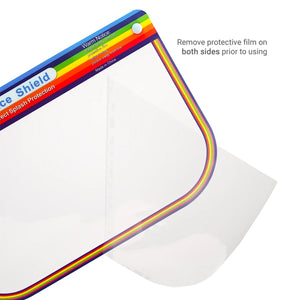 Kid's Face Shield - Rainbow